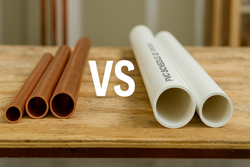 Tubería PVC vs Tubería de Cobre